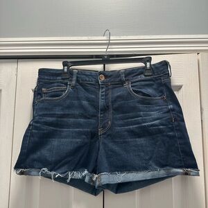 High Rise Jean Shorts